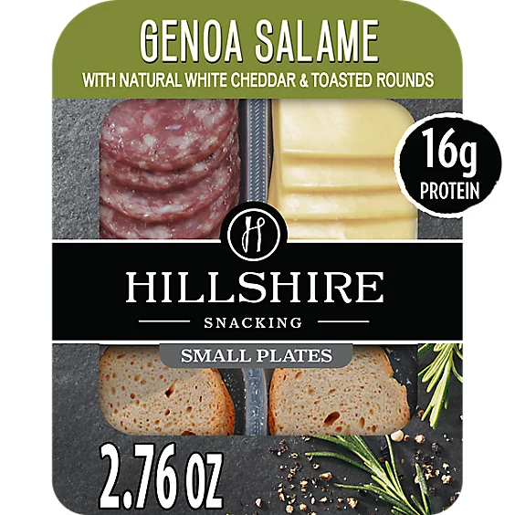 Hillshire Farm Snacking Small Plates Genoa Salami & White Cheddar Cheese 12/2.76 Oz