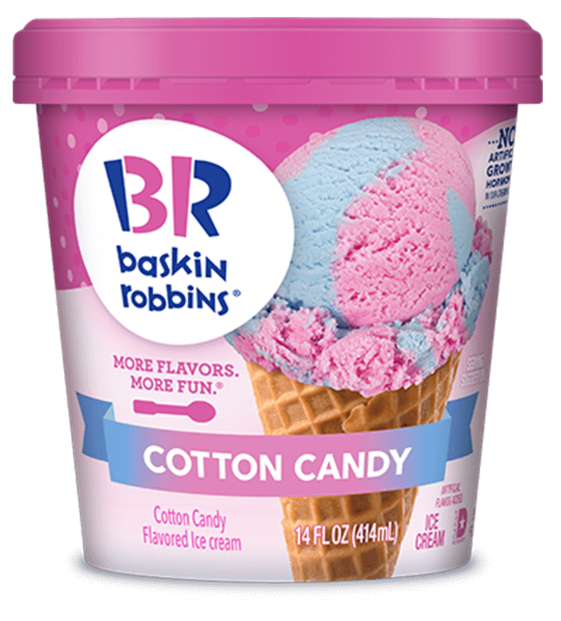 Baskin Robbins Cotton Candy 8/14oz