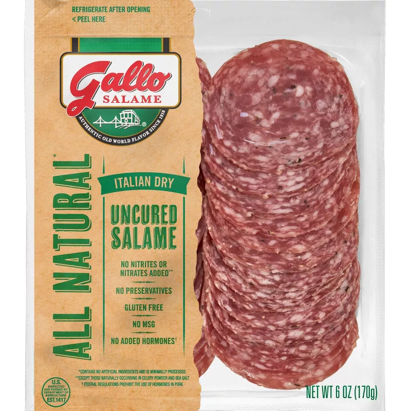 Gallo All Natural Salame 12/6oz