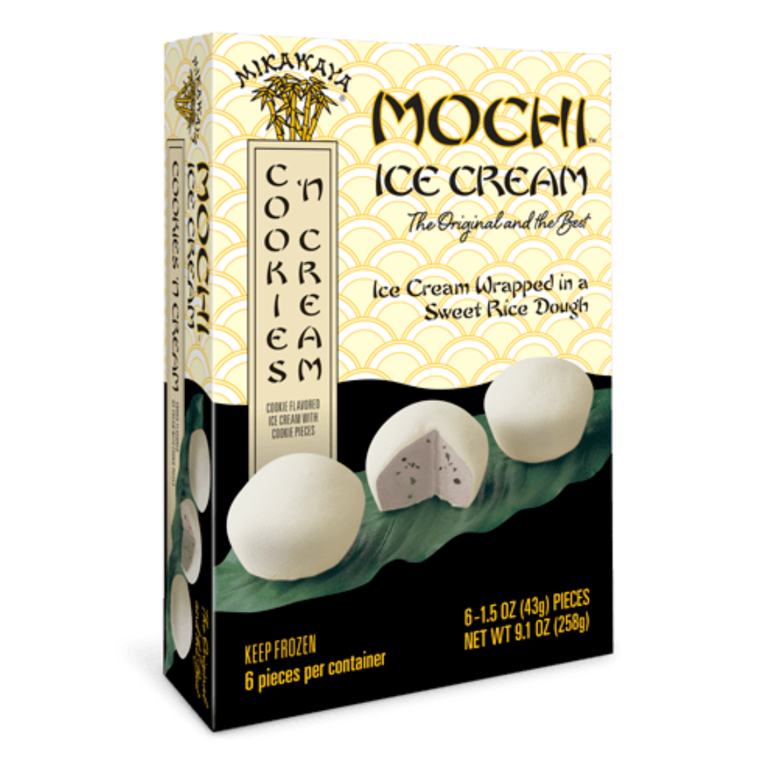 Mikawaya Mochi Ice Cream Cookies 'n Cream