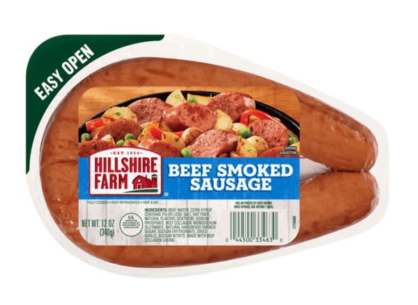 Hillshire Farm Rope Beef Smoked Sausage