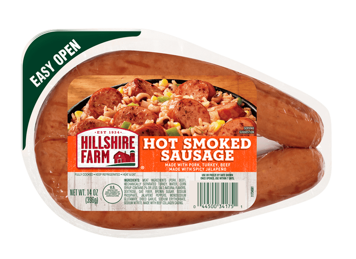 Hillshire Farm Rope Hot Smoked Sausage