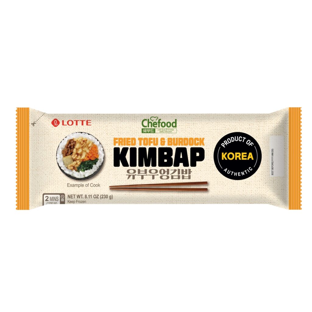 Lotte Kimbap Fried Tofu & Burdock 50/8.1z – Eightpoint Distributors