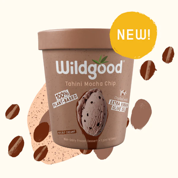 Wildgood Ice Cream Pints Tahini Mocha Chip